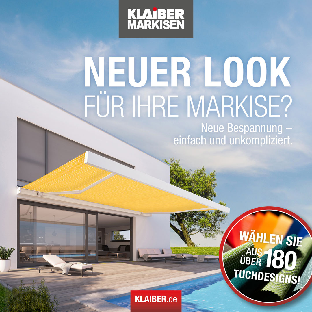 Tuchtausch Klaiber Markisen